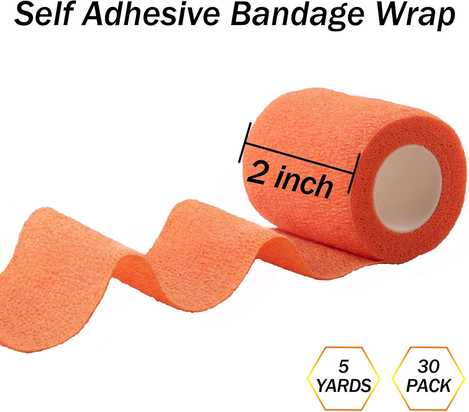 Self Adherent Wrap 2 Inch Bandage Adhesive Wrap