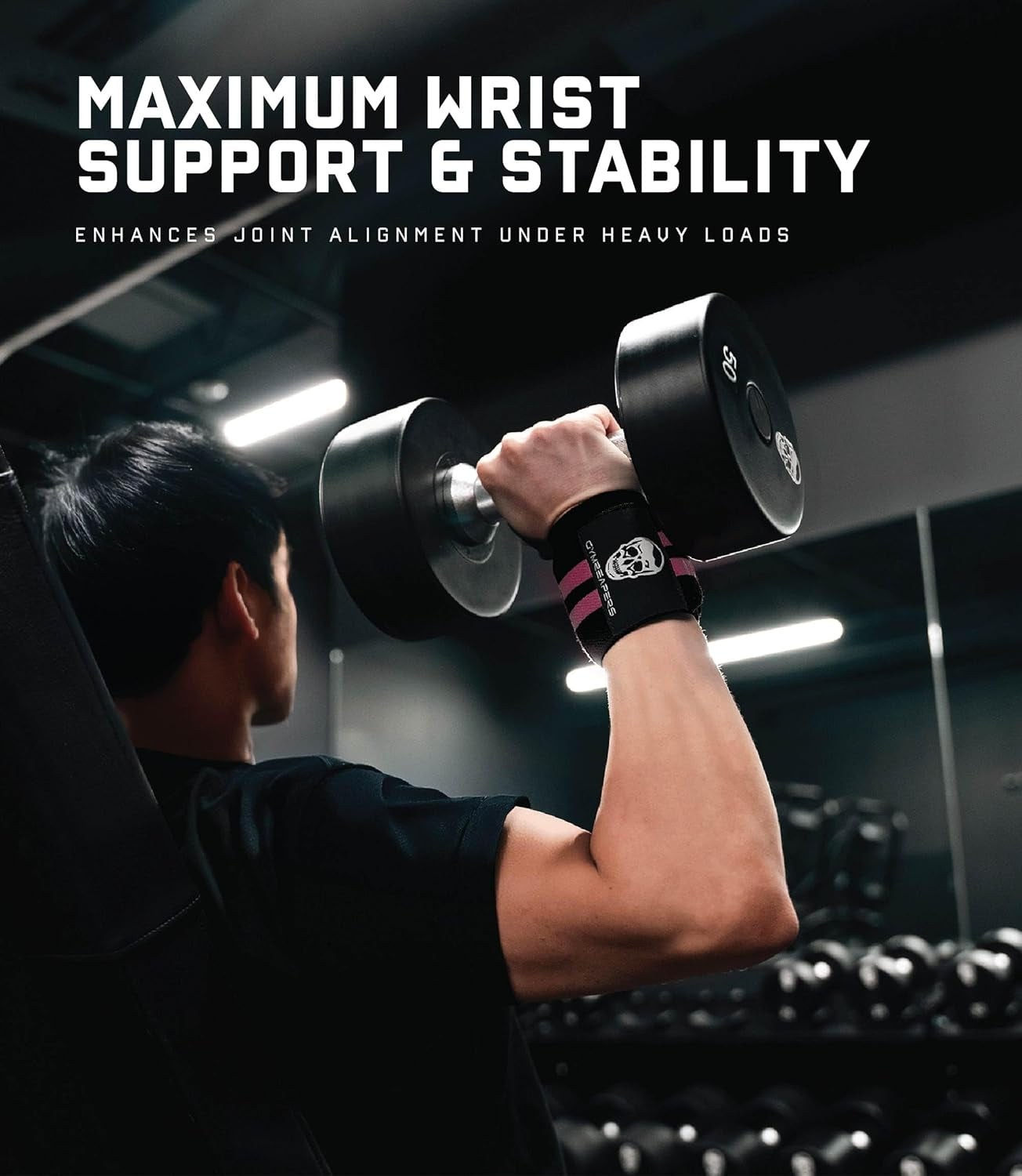 Weightlifting Wrist Wraps (IPF Approved) 18" Professional Quality