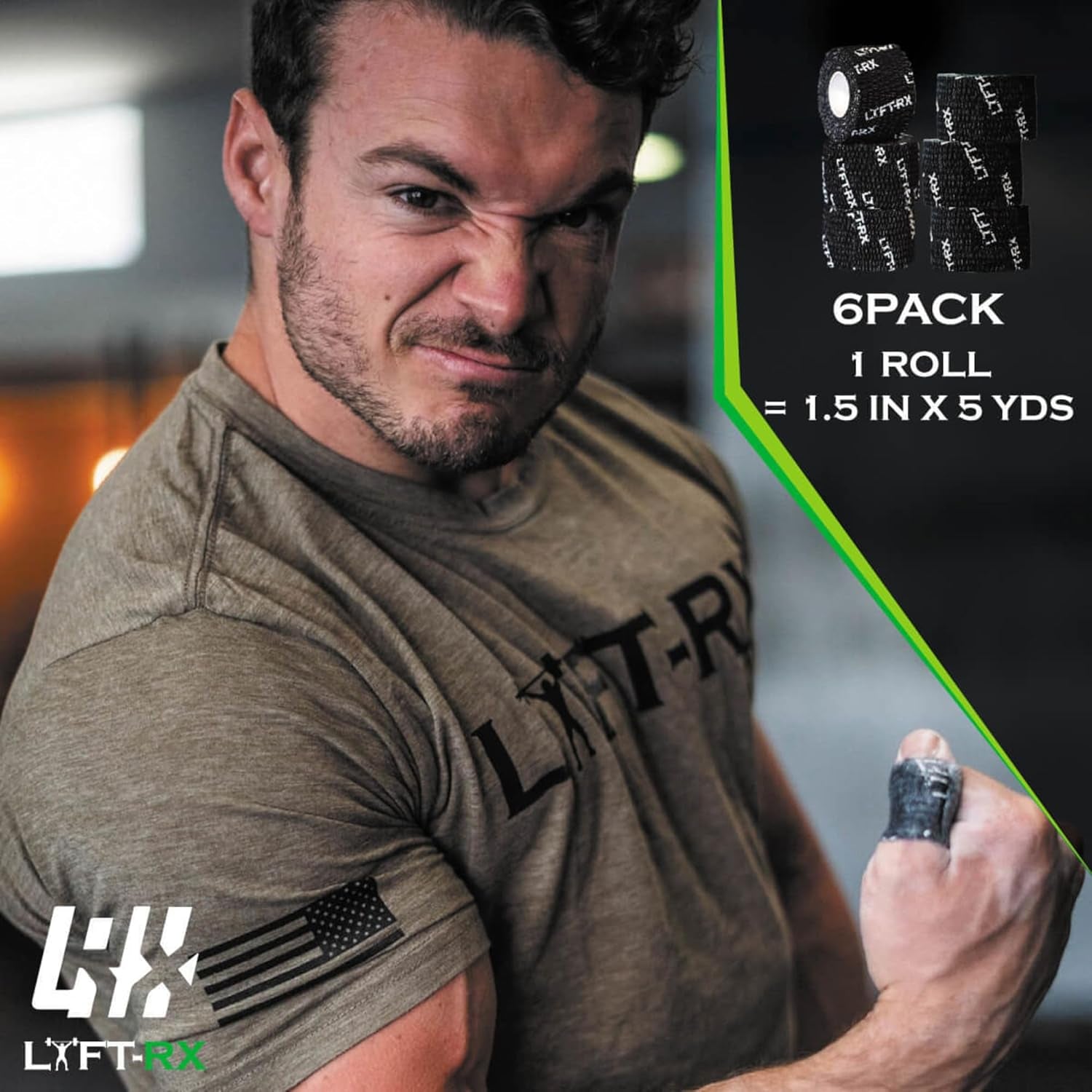 Weightlifting Hook Grip Tape W/Premium Adhesive for Olympic Weight Lift