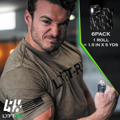 Weightlifting Hook Grip Tape W/Premium Adhesive for Olympic Weight Lift