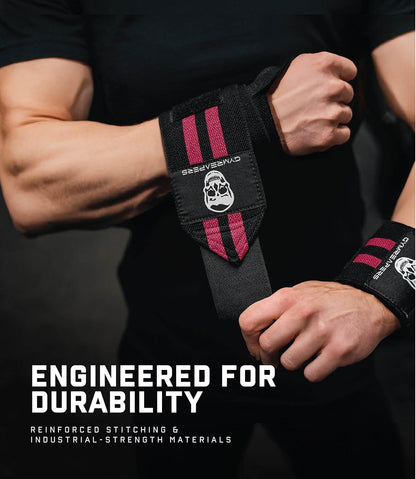 Weightlifting Wrist Wraps (IPF Approved) 18" Professional Quality