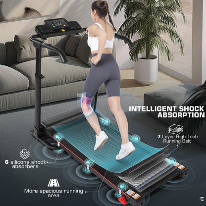 Folding Treadmill with Removable Desk