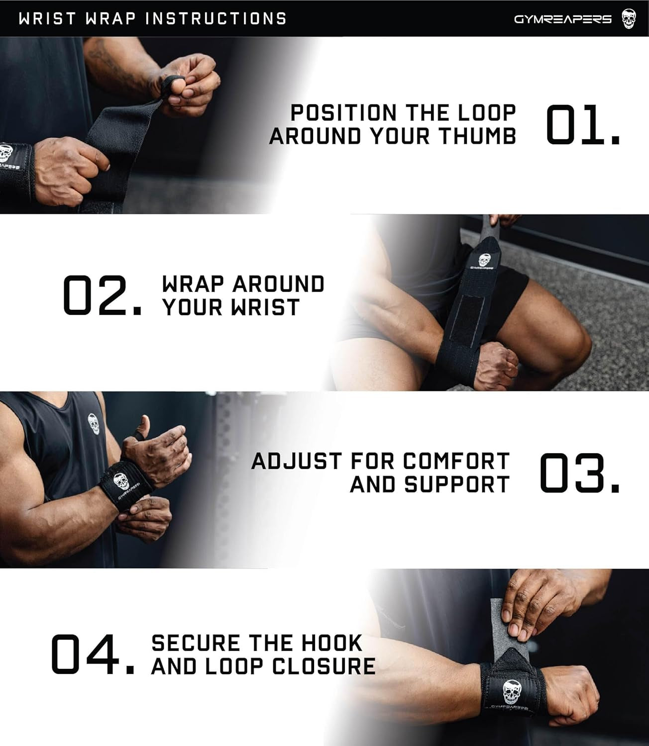 Weightlifting Wrist Wraps (IPF Approved) 18" Professional Quality