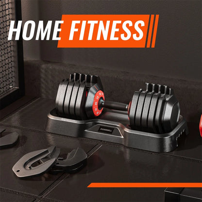 Adjustable Dumbbell Set, 10 in 1 Free Dumbbell 